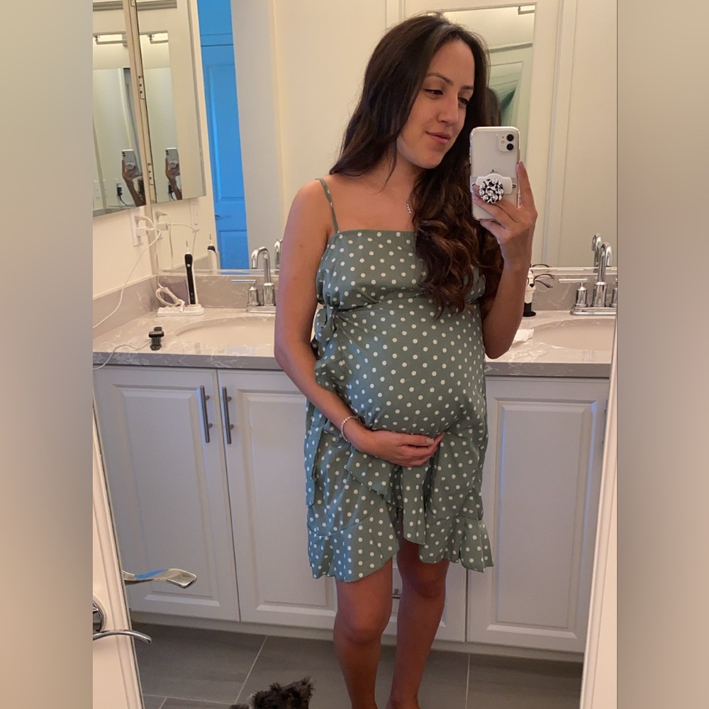 Green Polka Dot Dress